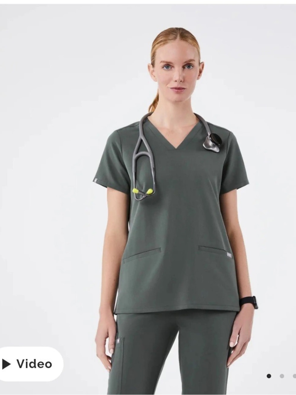 Figs Bonsai Scrub Set- Casma Top & Zamora Joggers